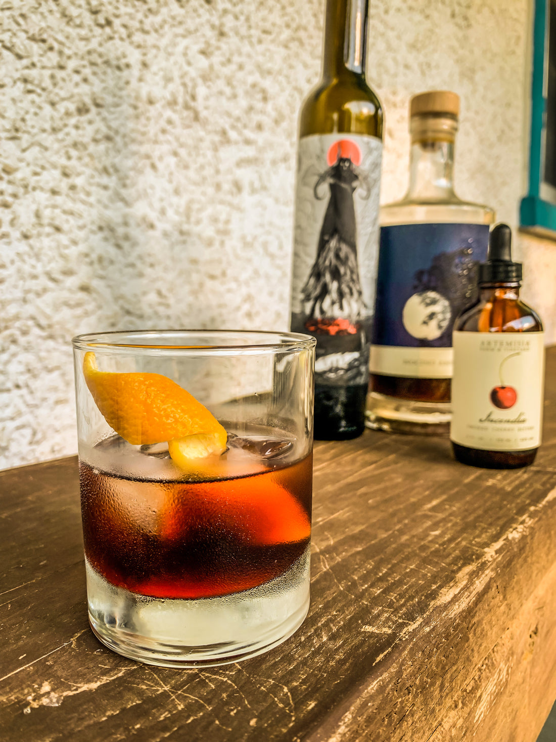 Cherry-Walnut Manhattan