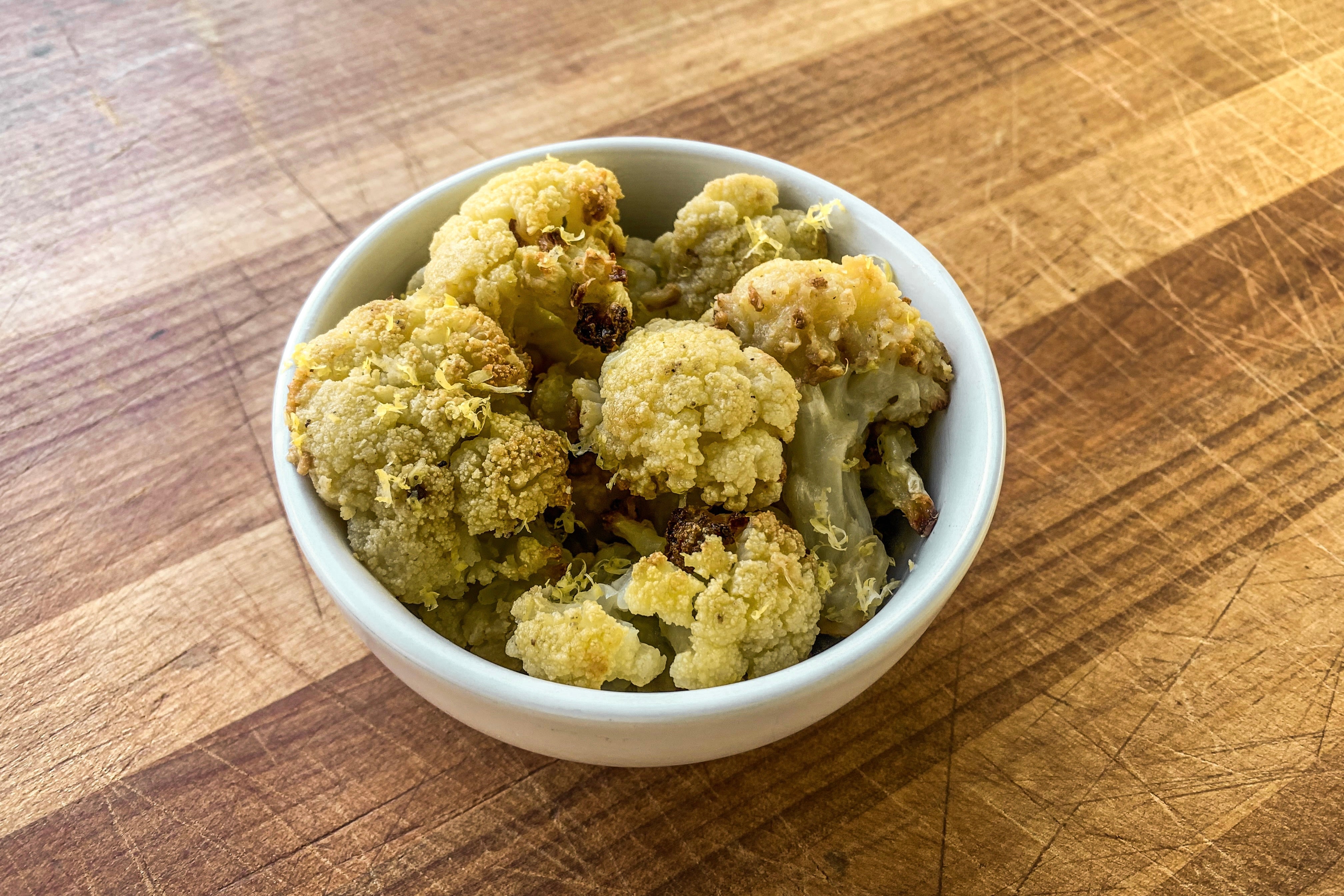 Roasted Cauliflower with Coriander and Lemon Artemisia Farm & Vineyard