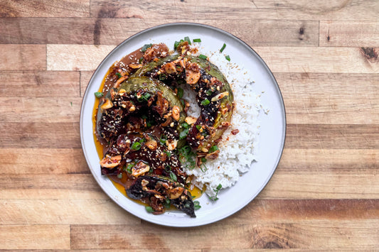Sticky Soy-Glazed Pumpkin
