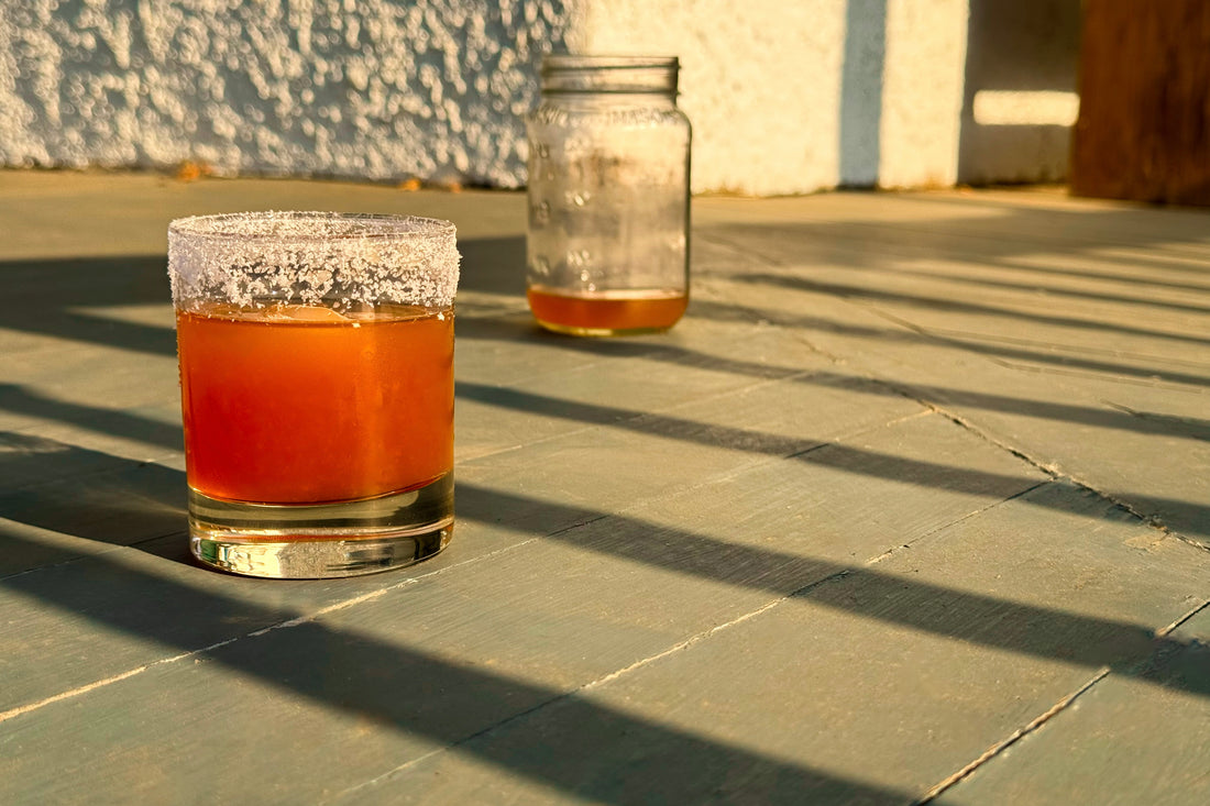 Sweet Potato-Grapefruit Margarita