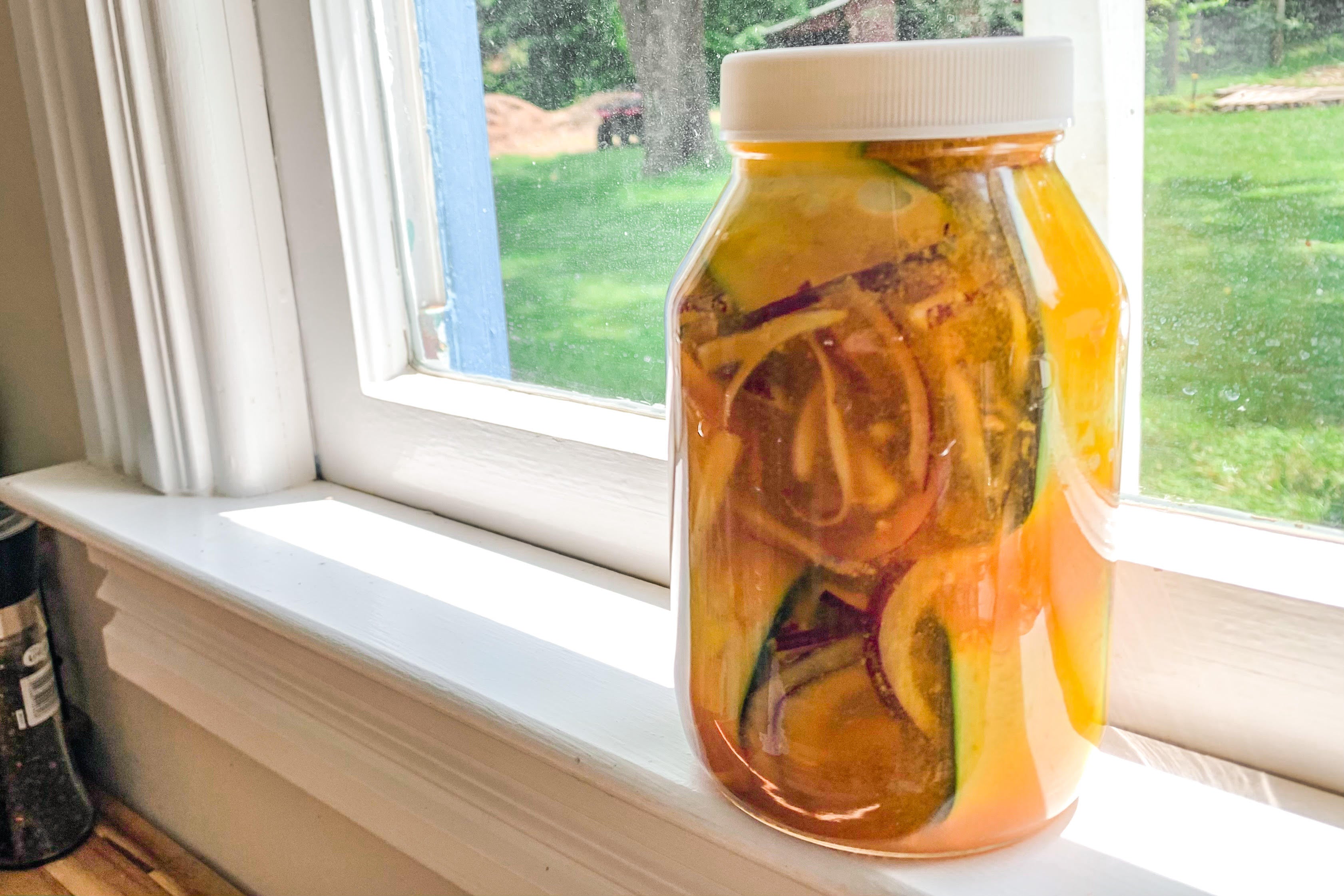 Pickled Zucchini Ribbons Artemisia Farm & Vineyard