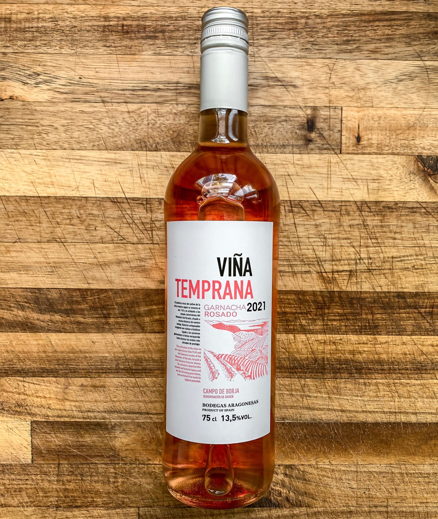Bodegas Aragonesas Viña Temprana Rosado 2021