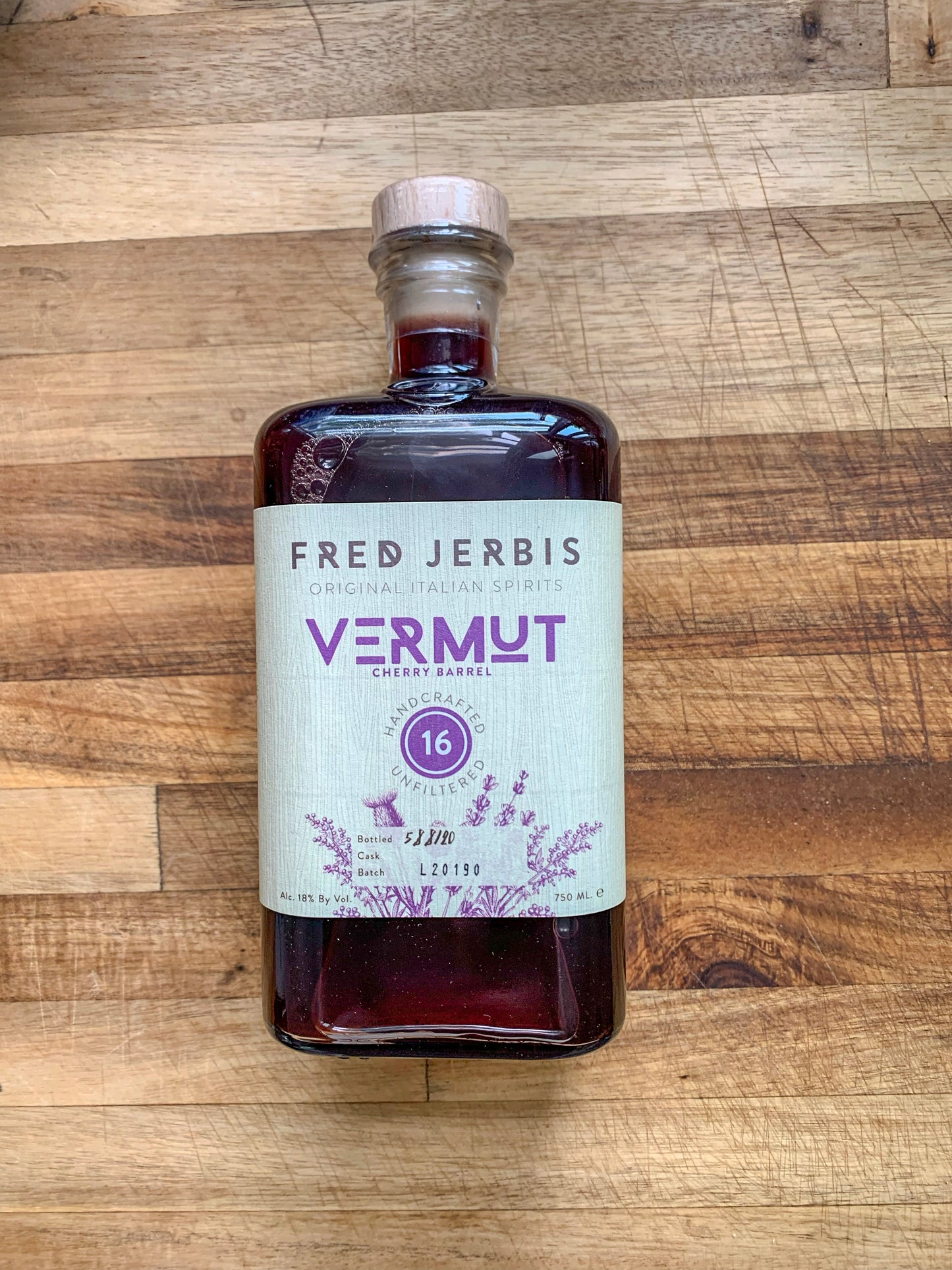 Fred Jerbis Vermut 16 Cherry Barrel