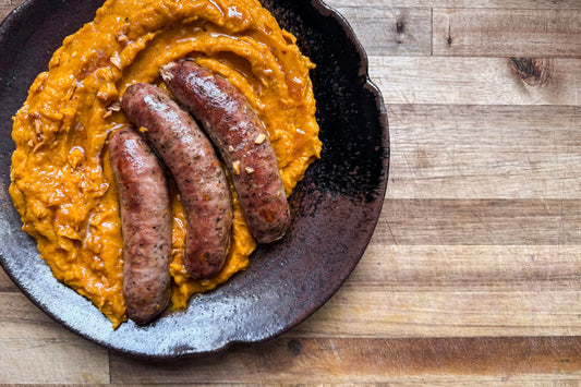 Bangers & Butternut Mash