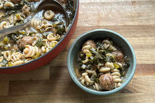 Kale & Meatball Soup