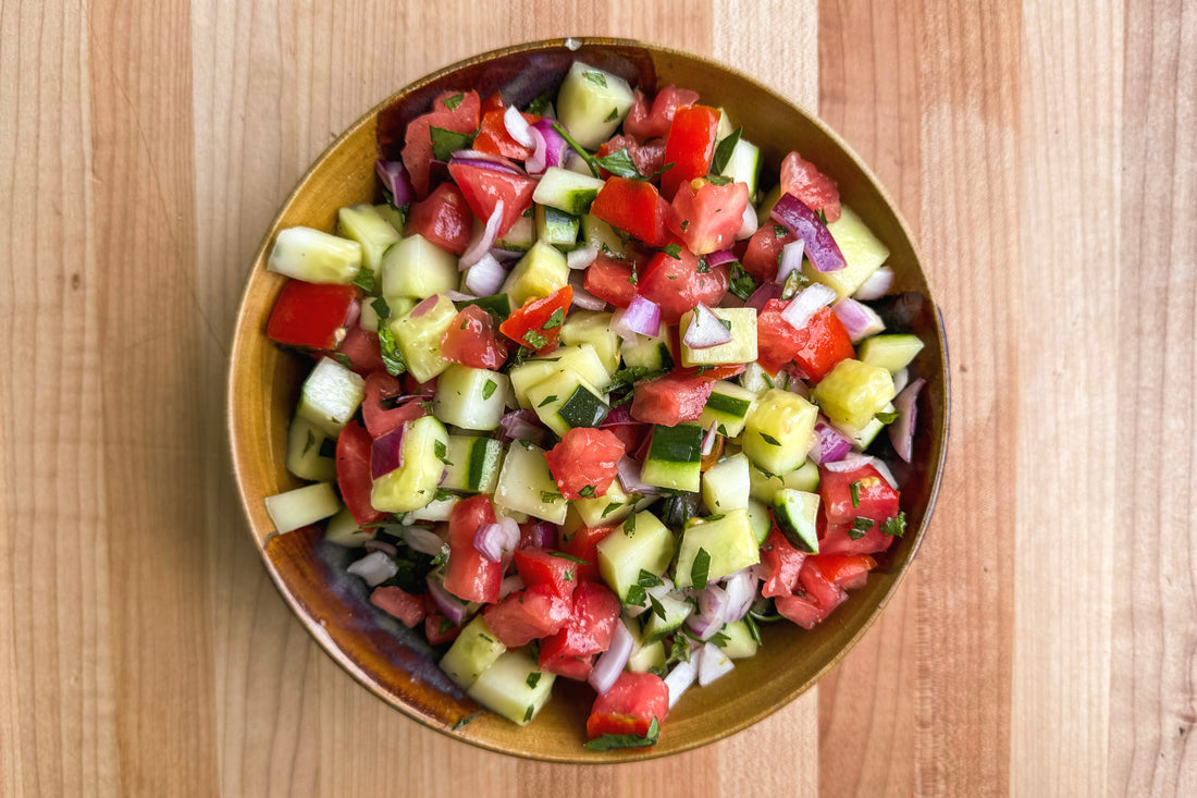 Persian Cucumber and Tomato Salad