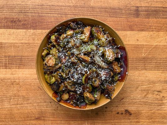 Roasted Brussels Sprouts with Shallots