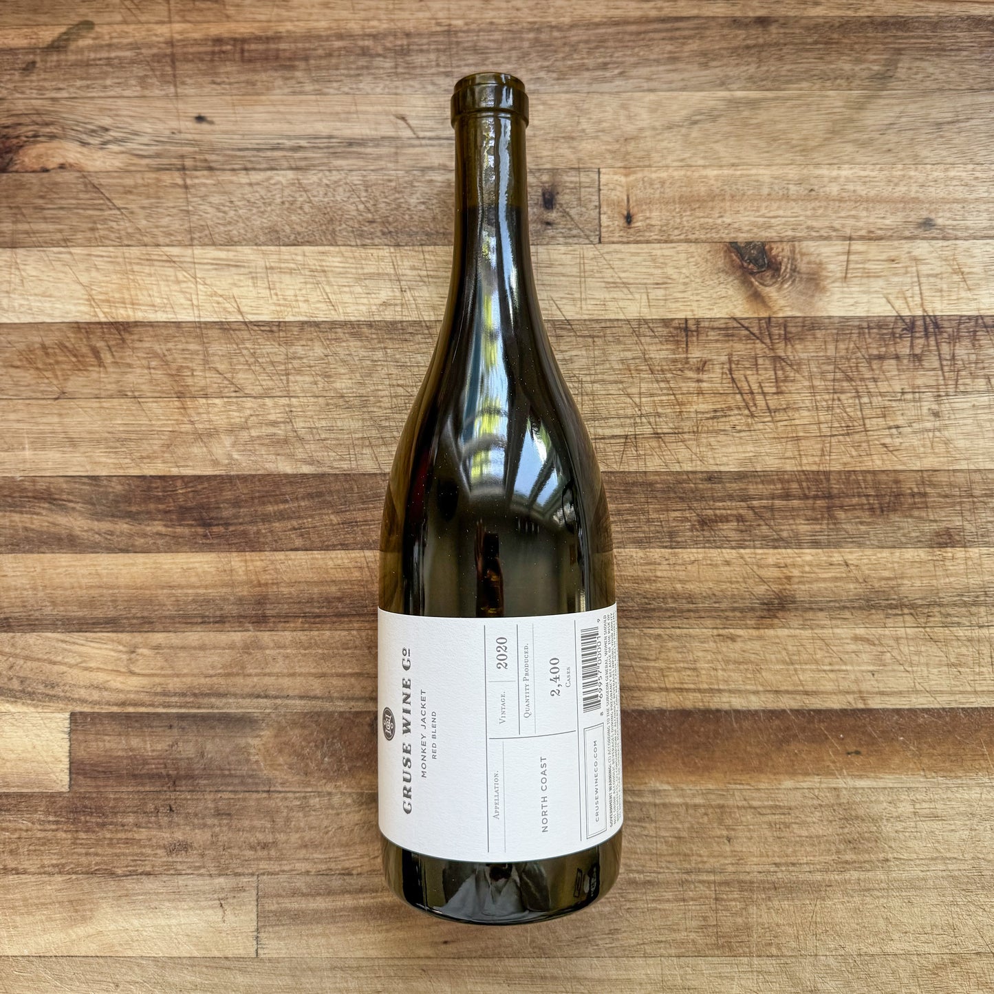 Cruse Wine Co. "Monkey Jacket" Red Blend 2020
