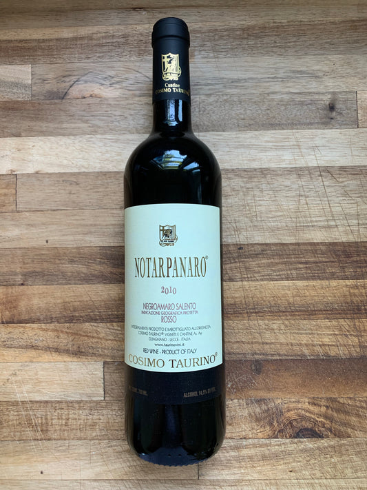 Cosimo Taurino Notarpanaro Negroamaro 2010